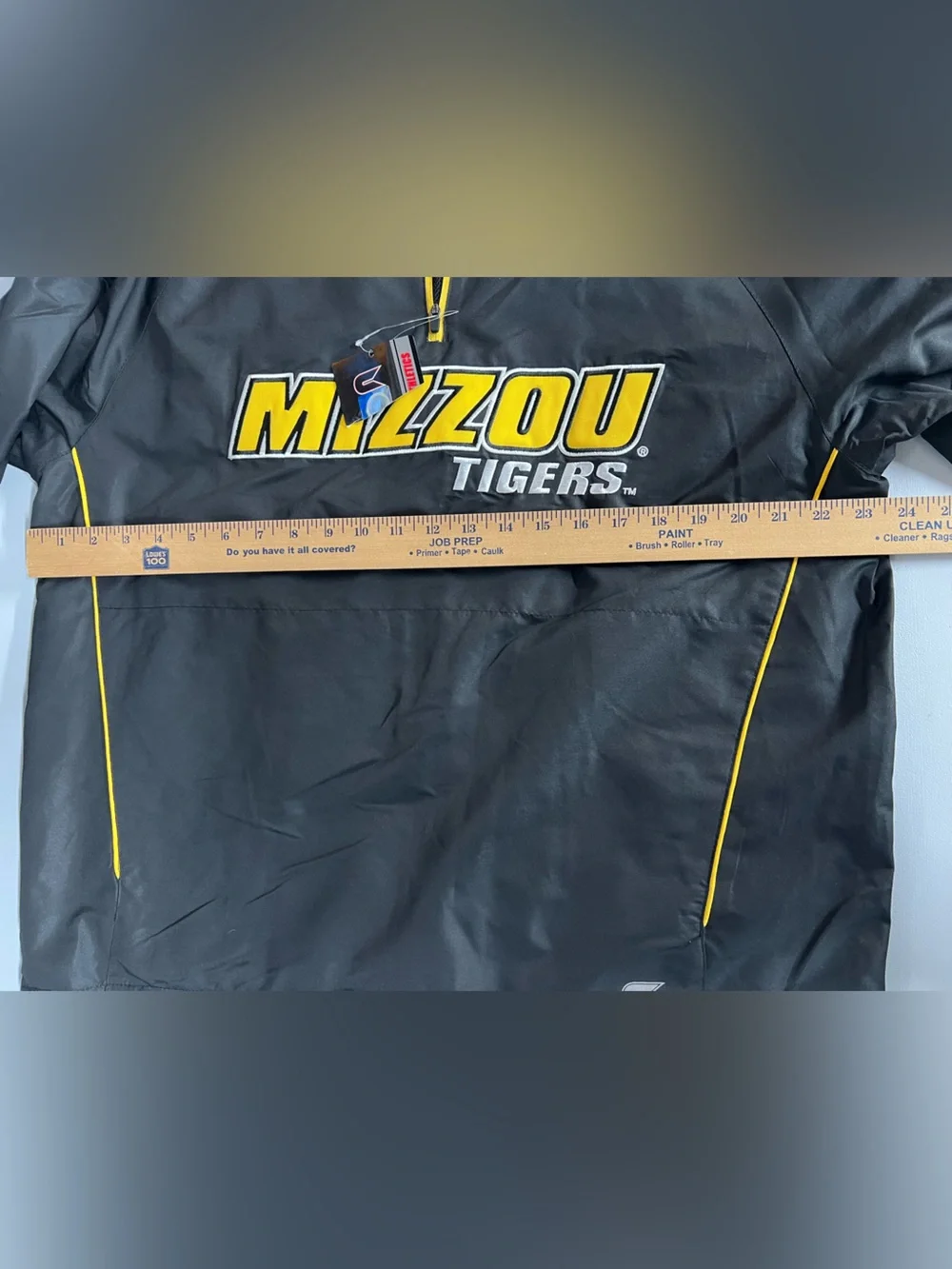 Mizzou Tigers Colosseum Athletics 1/4 Zip Windbreaker Pullover Mens Small